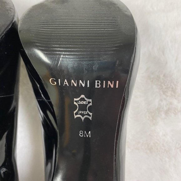 Gianni Bini Patent Leather Platform Stiletto Heels, LIKE NEW, size 8M - Picture 9 of 11